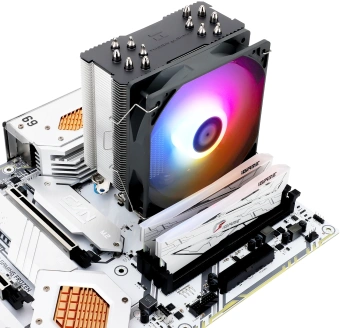Устройство охлаждения(кулер) Thermalright Burst Assassin 120 ARGB Soc-AM5/AM4/1200/1700/1851 серебристый/черный 4-pin 25.6dB Al+Cu 510gr Ret (BA120-ARGB) - купить недорого с доставкой в интернет-магазине