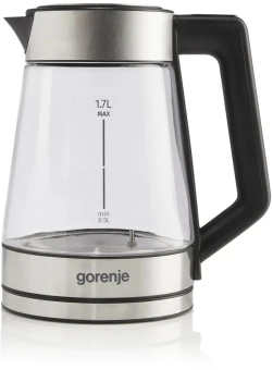 Чайник электрический Gorenje K17TRG 1.7л. 2200Вт белый корпус: металл - купить недорого с доставкой в интернет-магазине