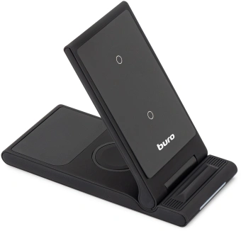 Беспроводное зар./устр. Buro CWC-QC5 15W 3A (QI) USB-C универсальное черный (CWC-QC5A15BK) - купить недорого с доставкой в интернет-магазине