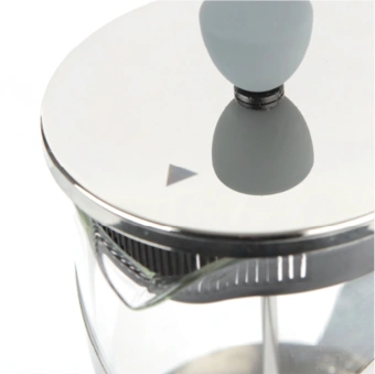 Френч-пресс Rondell Crystal Grey RDS-838 0.6л серый - цена, купить или заказать с доставкой в интернет-магазине Френч-пресс Rondell Crystal Grey RDS-838 0.6л серый - купить недорого с доставкой в интернет-магазине