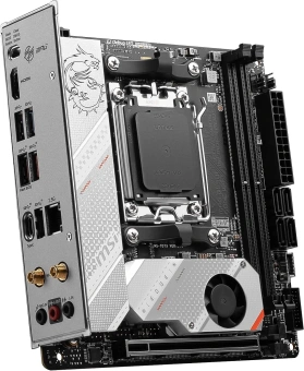 Материнская плата MSI MPG B650I EDGE WIFI SocketAM5 AMD B650 2xDDR5 mini-ITX AC`97 8ch(7.1) 2.5Gg RAID+HDMI - купить недорого с доставкой в интернет-магазине