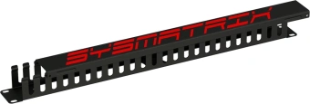 Кабельный органайзер горизонтальный Sysmatrix SA 0020.911 гребенка 1U шир.:19" глуб.:55мм - купить недорого с доставкой в интернет-магазине