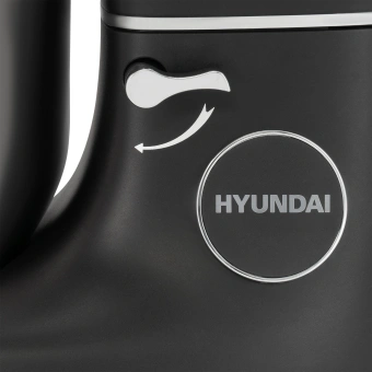 Кухонная машина Hyundai HYM-S8591 планетар.вращ. 1500Вт черный/серебристый - купить недорого с доставкой в интернет-магазине