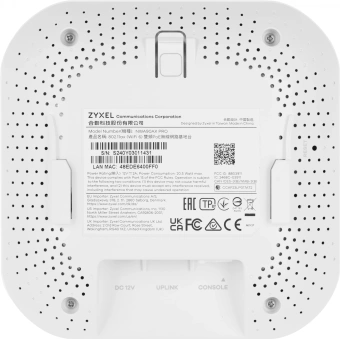 Точка доступа Zyxel NebulaFlex NWA90AX Pro (NWA90AXPRO-EU0102F) AX3000 10/100/1000/2500BASE-T белый - купить недорого с доставкой в интернет-магазине