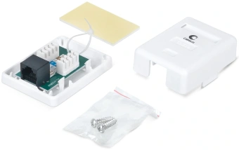 Розетка Cabeus WS-8P8C-CAT.5E-1 комп.Dual IDC кат.5E бел. - купить недорого с доставкой в интернет-магазине
