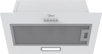Вытяжка встраиваемая Midea MH60I301W белый управление: кнопочное (1 мотор) - купить недорого с доставкой в интернет-магазине