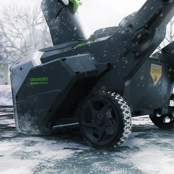 Снегоуборщик электр. Greenworks GD82ST - купить недорого с доставкой в интернет-магазине