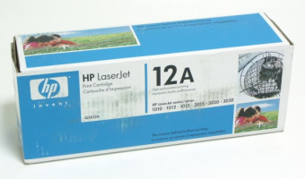 Картридж лазерный HP 12A Q2612A черный (2000стр.) для HP LJ 1010/1012/1015/1018/1020/1022 - купить недорого с доставкой в интернет-магазине
