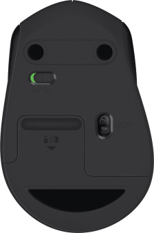 Мышь Logitech M330 Silent Plus черный оптическая 1000dpi silent беспров. USB 2but (910-004909) - купить недорого с доставкой в интернет-магазине