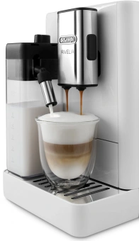 Кофемашина Delonghi EXAM440.55.W 1450Вт белый - купить недорого с доставкой в интернет-магазине