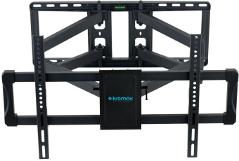Кронштейн для телевизора Kromax ATLANTIS-70 черный 32"-75" макс.101кг настенный поворотно-выдвижной и наклонный - купить недорого с доставкой в интернет-магазине