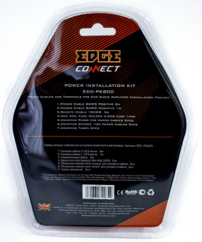 Набор проводов Edge EDC-PK800 красный/черный - купить недорого с доставкой в интернет-магазине