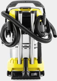Строительный пылесос Karcher WD 6 P S V-30/6/22/T 1300Вт (уборка: сухая/влажная/выдув/сбор воды) желтый - купить недорого с доставкой в интернет-магазине