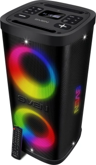 Колонка порт. Sven АС PS-950 черный 160W Mono BT/3.5Jack 8800mAh (SV-022396) - купить недорого с доставкой в интернет-магазине