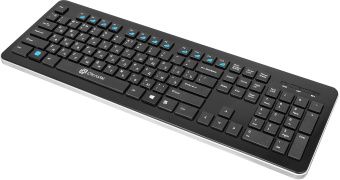 Клавиатура Оклик 870S черный USB беспроводная slim Multimedia - цена, купить или заказать с доставкой в интернет-магазине Клавиатура Оклик 870S черный USB беспроводная slim Multimedia - купить недорого с доставкой в интернет-магазине