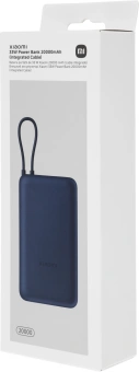 Мобильный аккумулятор Xiaomi BHR8975GL 20000mAh 33W 3A USB-A/USB-C синий - купить недорого с доставкой в интернет-магазине