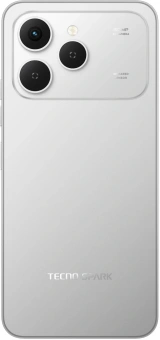 Смартфон Tecno Spark 40 256Gb 8Gb серый моноблок 3G 4G 2Sim 6.67" 720x1600 Android 15 50Mpix 802.11 a/b/g/n/ac/ax NFC GPS GSM900/1800 GSM1900 Protect FM microSD max1024Gb - купить недорого с доставкой в интернет-магазине