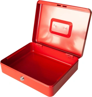 Ящик для денег Silwerhof Daily 90x300x240 красный сталь 1.66кг - купить недорого с доставкой в интернет-магазине