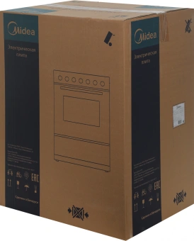 Плита Электрическая Midea MFO-M4E20T6E(WH) белый/черный стеклокерамика (без крышки) - купить недорого с доставкой в интернет-магазине
