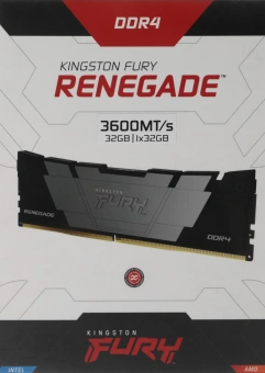 Память DDR4 32GB 3600MHz Kingston KF436C18RB2/32 Fury Beast RTL Gaming PC4-28800 CL18 DIMM 288-pin 1.35В single rank с радиатором Ret - купить недорого с доставкой в интернет-магазине