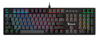 Клавиатура A4Tech Bloody B820R Dual Color механическая черный/серый USB for gamer LED (B820R GREY (BLUE SWITCH)) - купить недорого с доставкой в интернет-магазине