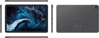 Планшет Digma Pro HIT 108E T616 (2.0) 8C RAM8Gb ROM128Gb 10.1" IPS 1920x1200 4G Android 12 серый космос 13Mpix 5Mpix BT WiFi microSD 1Tb 8000mAh - купить недорого с доставкой в интернет-магазине