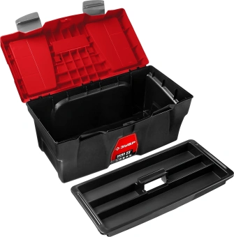 Ящик для инструментов Зубр Master 38323-23 50л красный/черный - купить недорого с доставкой в интернет-магазине