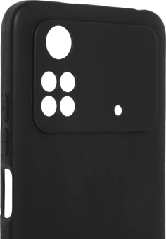 Чехол (клип-кейс) DF для Xiaomi Poco M4 Pro poCase-03 черный - купить недорого с доставкой в интернет-магазине