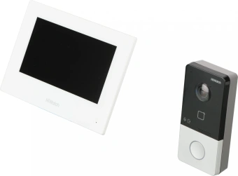 Комплект домофона HiWatch DS-D100IKWF(B) белый - купить недорого с доставкой в интернет-магазине
