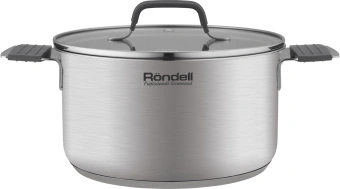 Кастрюля Rondell Normanne RDS-1814 5.1л. d=24см (с крышкой) стальной - купить недорого с доставкой в интернет-магазине