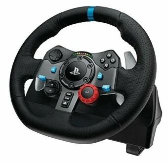 Руль Logitech G29 14кноп. (с педалями) черный - купить недорого с доставкой в интернет-магазине