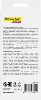 Карандаши цв. Silwerhof Create 3мм шестигран. пластик ассорти 12цв. коробка/европод. ластик - цена, купить или заказать с доставкой в интернет-магазине Карандаши цв. Silwerhof Create 3мм шестигран. пластик ассорти 12цв. коробка/европод. ластик - купить недорого с доставкой в интернет-магазине