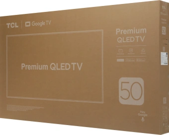 Телевизор QLED TCL 50" 50P7L (2026) черный 4K Ultra HD 60Hz DVB-T DVB-T2 DVB-C DVB-S DVB-S2 USB WiFi Smart TV - купить недорого с доставкой в интернет-магазине