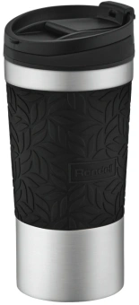 Термокружка для напитков Rondell Coupage RDS-1818 0.4л. черный картонная коробка - купить недорого с доставкой в интернет-магазине