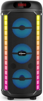 Минисистема Hyundai H-MC1221 черный 15Вт FM USB BT SD/MMC - купить недорого с доставкой в интернет-магазине