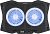 Подставка для ноутбука Digma D-NCP180-2x110RGB 18" 410x280x34мм 20дБ 2xUSB 2x 110ммFAN 700г Fan-control пластик ABS черный