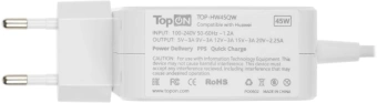 Адаптер TopON TOP-HW45QW автоматический 45W 5V-20V 2.25A от бытовой электросети - купить недорого с доставкой в интернет-магазине