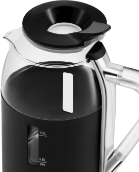Чайник электрический Polaris PWK 1563CGL 1.5л. 2200Вт черный/прозрачный корпус: стекло/пластик - цена, купить или заказать с доставкой в интернет-магазине Чайник электрический Polaris PWK 1563CGL 1.5л. 2200Вт черный/прозрачный корпус: стекло/пластик - купить недорого с доставкой в интернет-магазине