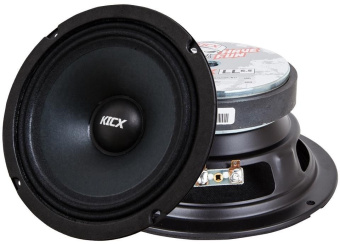 Колонки автомобильные Kicx LL6.5 VER.2 (без решетки) 300Вт 95дБ 4Ом 16.5см (6 1/2дюйм) (ком.:2кол.) широкополосные однополосные - купить недорого с доставкой в интернет-магазине