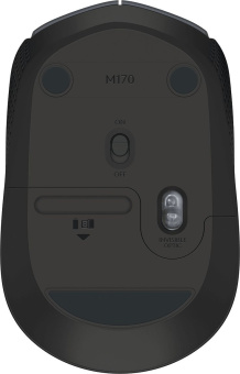 Мышь Logitech M170 серый/черный оптическая 1000dpi беспров. USB 2but (910-004658) - купить недорого с доставкой в интернет-магазине