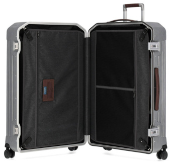 Чемодан Piquadro PQ LM (BV4428PQLM/NCU) 51x75x28см 89л. 5.59кг. поликарбонат/натур.кожа темно-серый - купить недорого с доставкой в интернет-магазине