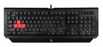 Клавиатура A4Tech Bloody B125N черный USB Multimedia for gamer LED - купить недорого с доставкой в интернет-магазине