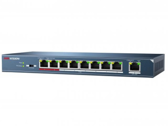 Коммутатор Hikvision DS-3E0109P-E(C) 115W неуправляемый - купить недорого с доставкой в интернет-магазине