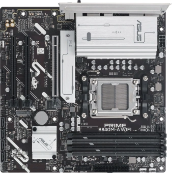 Материнская плата Asus PRIME B840M-A WIFI Socket AM5 AMD B840 4xDDR5 mATX AC`97 8ch(7.1) 2.5Gg RAID+HDMI+DP - купить недорого с доставкой в интернет-магазине