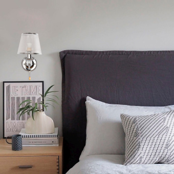 Светильник Hiper Amelia H027-1 наст.-потол. хром/белый - купить недорого с доставкой в интернет-магазине