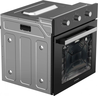 Духовой шкаф Электрический Hyundai HEO 66311 BG черный - цена, купить или заказать с доставкой в интернет-магазине Духовой шкаф Электрический Hyundai HEO 66311 BG черный - купить недорого с доставкой в интернет-магазине