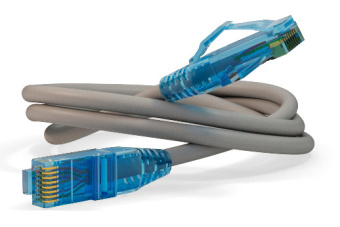 Патч-корд Hyperline PC-LPM-UTP-RJ45-RJ45-C6-3M-LSZH-GY UTP RJ-45 вил.-вилка RJ-45 кат.6 3м серый LSZH 24AWG - купить недорого с доставкой в интернет-магазине