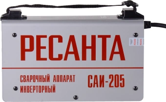 Сварочный аппарат Ресанта САИ205 инвертор ММА DC 7.3кВт - купить недорого с доставкой в интернет-магазине