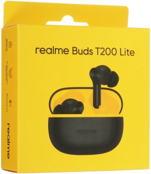 Гарнитура внутриканальные Realme Techlife Buds T200 черный беспроводные bluetooth в ушной раковине (6942729003778) - купить недорого с доставкой в интернет-магазине