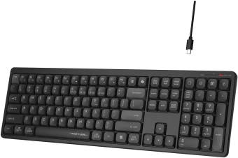 Клавиатура A4Tech Fstyler FBX55C черный USB беспроводная BT/Radio slim Multimedia (FBX55C) - купить недорого с доставкой в интернет-магазине